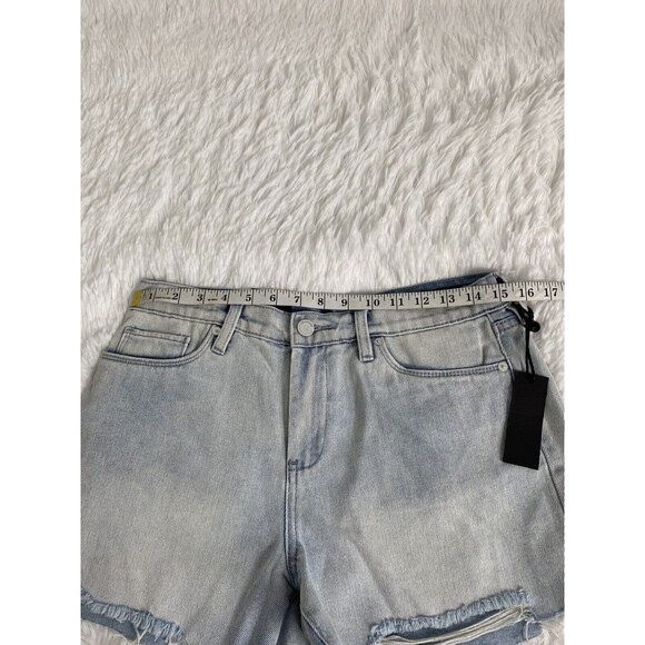 BLANK NYC Shorts The Essex Distressed Destroyed Cut Off Jean Size 29 Blue - Picture 8 of 13